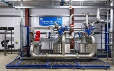 Ministerial visit to renewable heat project