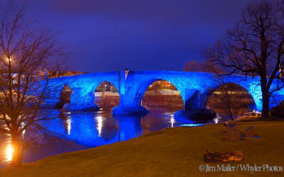 Lighting up Stirling Bridge