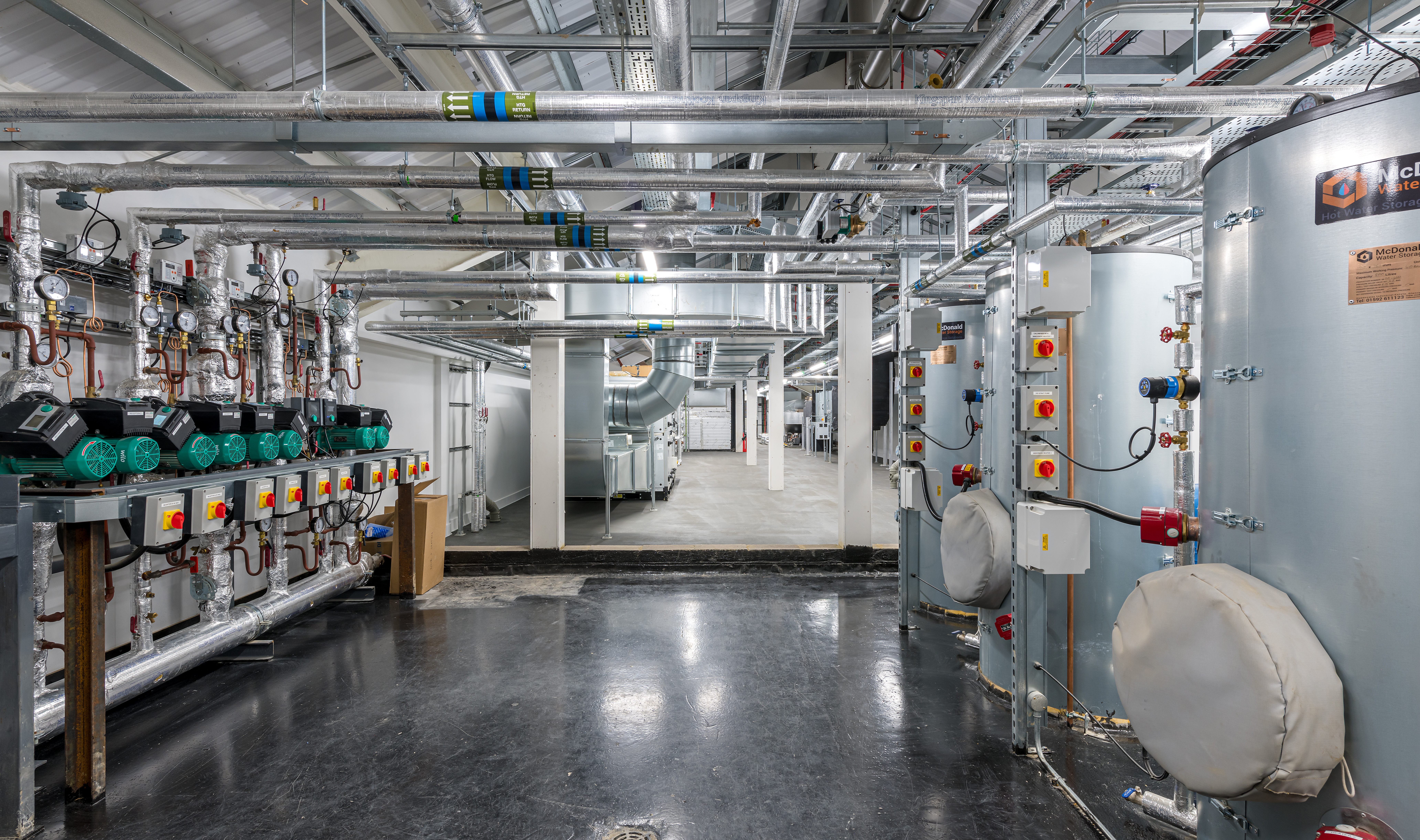 Interior architectural photography of HMP YOI Stirling by Holmes Miller